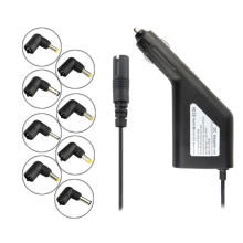 90W Universal 15V/16V/18.5V/19V/19.5V/20V Auto Universal Laptop DC Car Charger 8 Tips for Most Laptops/Notebook